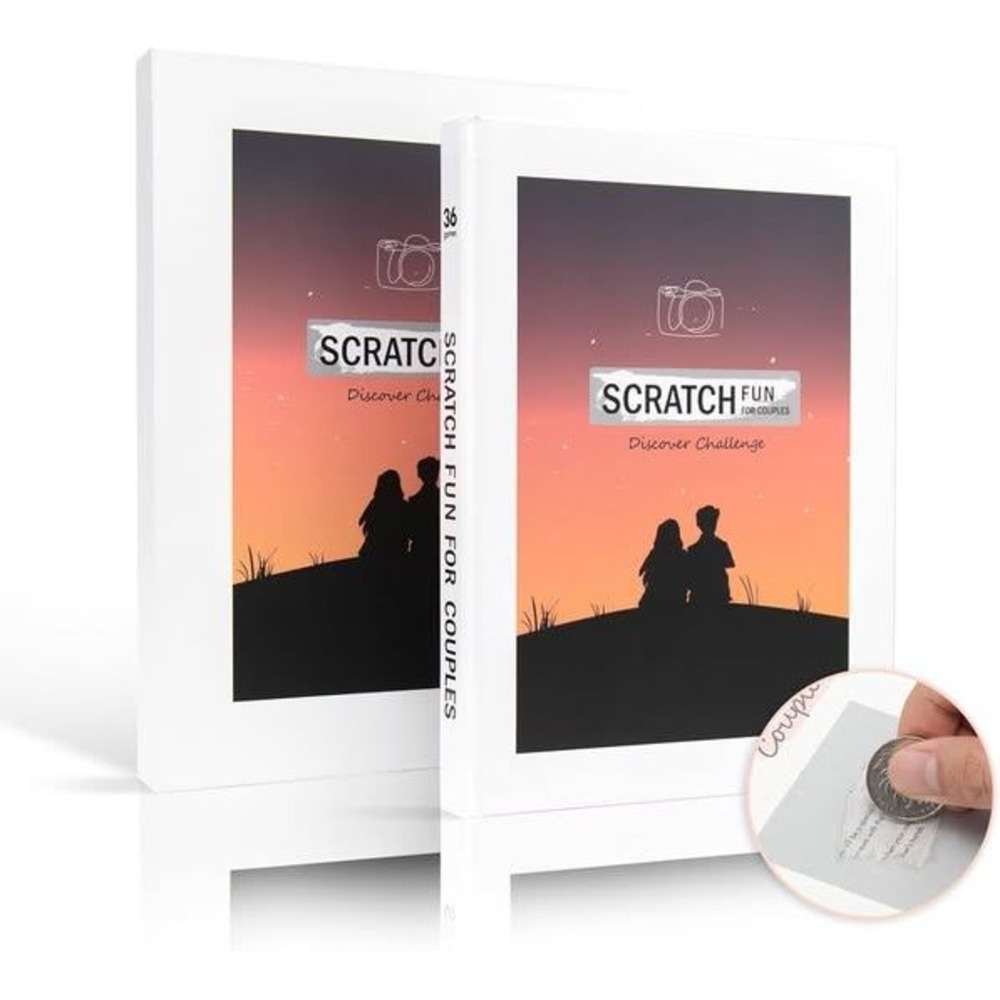 Scratch Fun For Couples Date Night‎ Ideas Game Book 36 Challenges